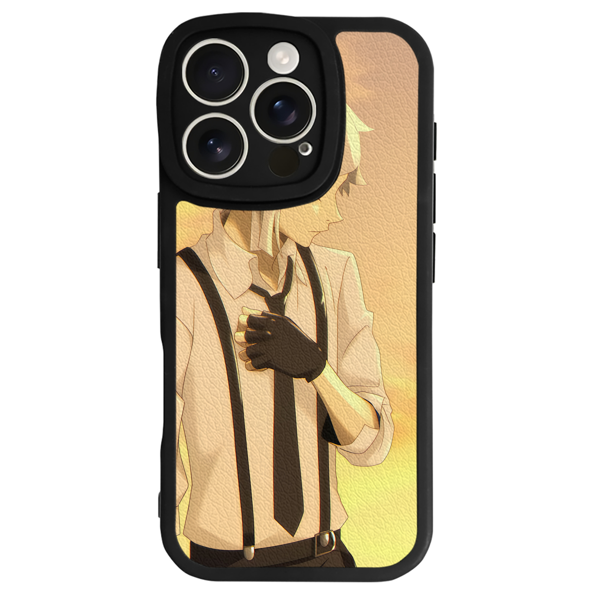 （画像用） 文豪ストレイドッグス Bungo Stray Dogs 【iPhone 16シリーズ対応】シリコンスマホケース（レザー調） 材質：シリコン